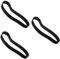 ARTIBETTER 3pcs Cutting Machine Belt Belts Sanding Bands Drive Fly Tying Tools Masking Tape Drain Buckles Car Replacement Belt Sawing Belt Saws Belt for Cleaner Zip Belt for Saws Rubber Black