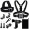 YHTSPORT Brustgurt für Action Cam, Brustgurt, Universal, Brustgurt, Telefonhalterung + Kopfband-Befestigung, kompatibel mit GoPro und Action Cam