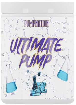Ultimate Pump (22 Servings) - Non Stim Pre Workout (550 g, Blue Lab Juice)