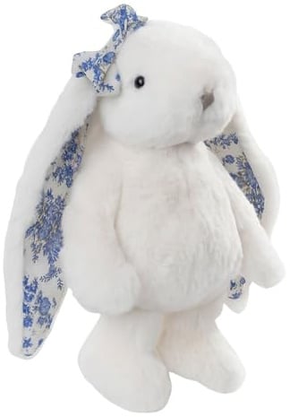 Bukowski Kuscheltier Hase Sweet Pretty weiß/blau 25 cm Plüschhase Plüschtier