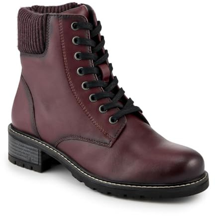 Pavers Breathable Leather Boots - Bordeaux Size 7