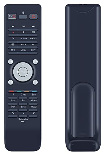 RYQIF RC3034302/01 Ersatzfernbedienung passend für VU+TV-Box /Duo2 /Solo 2 /Duo-2 Solo-2 /Duo/Zero/Solo 4k,für VU+Duo2 Solo 2/MBE012