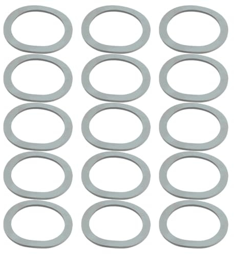 HOMSFOU 15 Stück Silikon Dichtungsringe als Ersatzteil für Entsafter mit Praktischem O ring Design für Küchengebrauch und Langlebige Abdichtung