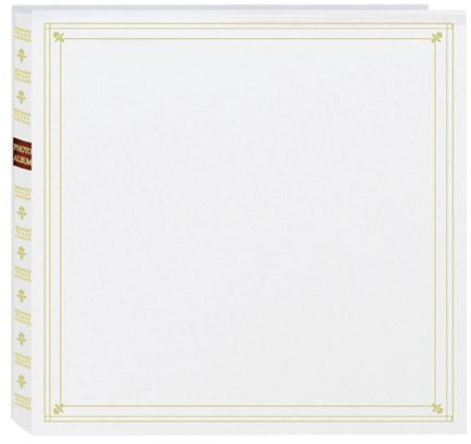 Pioneer Photo Albums Fotoalbum mit 300 Einsteckfächern, Kunstleder, für 8,9 x 13,2 cm, Weiß