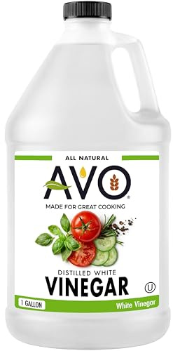 AVO Distilled White Vinegar, 1 Gallon (128 oz), 5% Acidity