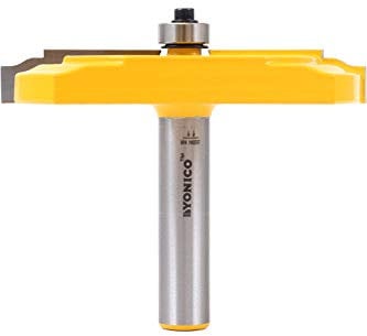 Yonico 12139 - Exterior Casing Router Bit, Classical Ogee Brick Mold - Cutting Depth: 1-1/2 - 1/2 Shank
