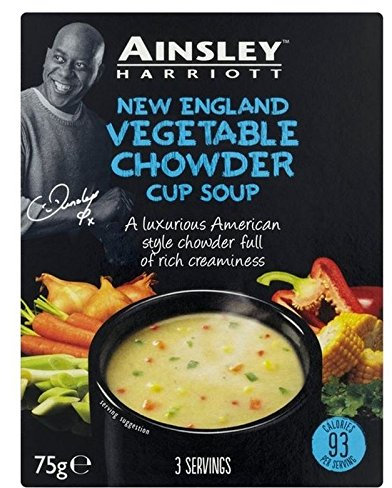 Ainsley Harriot Vegetable Chowder Cup Soup 75g - Pack of 2