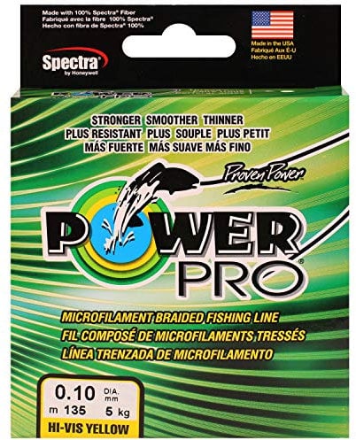 Power Pro geflochtene Angelschnur, 135m, gelb 28 / 100, 20 kg