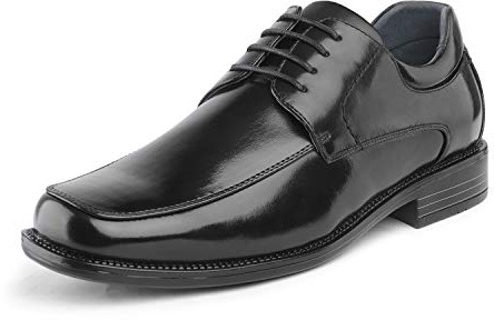Bruno Marc Men's Square Toe Classic Business Dress Shoes,Size 12,Black,GOLDMAN-01