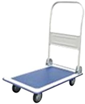 Carrello con Pianale Pieghevole in Acciaio, Portatutto con 4 ruote da trasporto con portata massima 150 kg