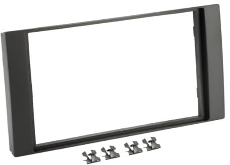 Sound-way Mascherina 2 DIN Autoradio compatibile con FORD GALAXY, FIESTA, FOCUS, C-MAX, S-MAX, TRANSIT