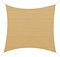 Outsunny Voile d'ombrage rectangulaire 3 x 3 m polyéthylène Haute densité Protection UV avec Sac de Rangement - Coloris Sable