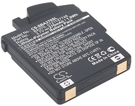 CS-SBA370SL Akku 270mAh Kompatibel mit [Sennheiser] 450 TRAVEL, 550 Travel, MM 400, MM 400-X, MM 450, MM 450-X, MM 500-X, MM 550, MM-550-X, PCX 360 BT, PX 210 BT, PX 310 BT, PX 360, PX 360 BT, PXC 31