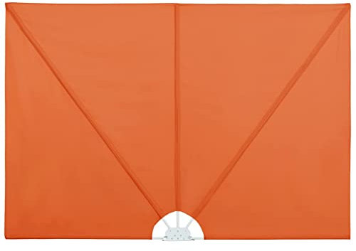 vidaXL Seitenfächer Terrasse 240x160cm Terrakotta Balkonfächer Seitenmarkise