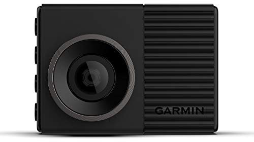 Garmin Dash Cam 46, Wide 140-Degree Field of View In 1080P HD, 2 LCD Screen and Voice Control, Very Compact with Automatic Incident Detection and Recording