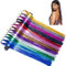 NATUCE 4800 Piezas Pelo de Oropel, 12 Colores, Kit de Extensión de Cabello, Hilos de 120CM, Brillante, para Niñas Mujeres