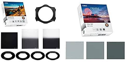 Cokin P Series Expert Gradual ND Filter Kit with Holder and Rings & P Series Full ND Filter Kit
