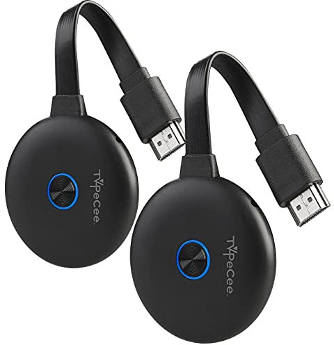 TVPeCee HDMI Wireless: 2er Pack WLAN-HDMI-Streaming-Empfänger für Miracast, AirPlay & DLNA (Wireless HDMI Streaming, Dongle, Smartphone)