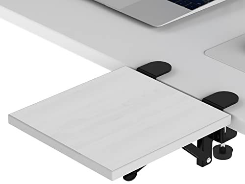 OUGIC Computer-Armlehne für Schreibtisch, verstellbare Armlehne Unterstützung für Computertisch, ergonomische Armlehnenverlängerung, drehbare Mauspadhalterung für Tisch, Büro, Stuhl, Schreibtisch