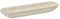Creative Co-op Decorative Paulownia Wood Bowl, White Tray