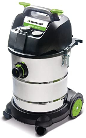 Cleancraft Nass-/Trockensauger wetCAT 131 IRH (mit integrierten Steckdosen, Blasfunktion, Rostfreier Edelstahlbehälter, Industriesauger) 7002115