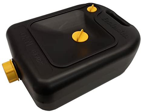DKN LEISURE 6L Black Oil Drain Container suitable for Motorcycles