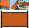 Sun Sonnensegel Wasserdicht 1.5 x 2.4 m 98% UV-Schutz Sonnensegel Schattentuch Vielen Größen mit Spannseilen für Patio Hinterhof Rasengarten, Orange
