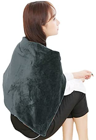 Heizdecke USB-Aufladung Wärmedecke Fleece Heizkissen Tragbare Umhang Decke Büro Zuhause Auto Sofa Kuscheldecke Multifunktionales Heizkissen Kuscheliges Wärmekissen für Outdoor Indoor Camping Reise