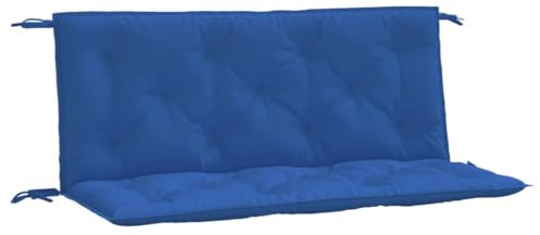 vidaXL Cuscini per Panca 2 pz Blu 120x50x7 cm in Tessuto Oxford