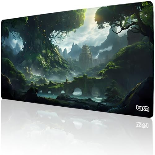 Tilt Premium Mauspad 1000x500x4mm Gaming Mousepad XXL | Rutschfester Schreibtischunterlage Groß für Schreibtisch und PC Gadgets | Wasserdichter Desk Mat (Tree of Civilization)