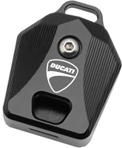 Niedliche Abdeckung für Autoschlüssel mit CNC-Desi Für Ducati 600 748 848 999 1098 800 900 749 1198 Monster S2R/S4/S4R/ST3 600 620 696 Motorrad-CNC-Schlüsseletui-Abdeckungsschale(Cover Black 2)