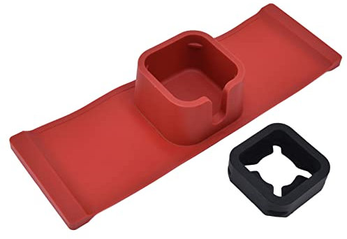 Bandeja de sofá, soporte de vaso de silicona para sofá, bandeja de mesa reclinable antifugas y antideslizante con soporte ajustable y base autoadhesiva para sofá o sofá