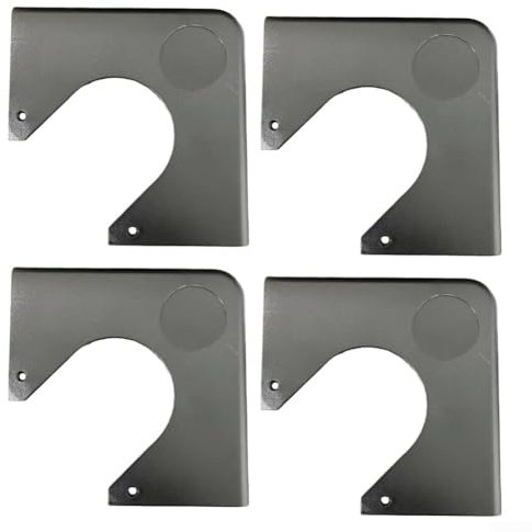 PETSTIBLE Billardtisch-Ecken, Billardtische, Tischecke, Billard-Eckzubehör, Schwarz, 4 Stück