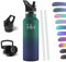 HoneyHolly Gourde Isotherme - 750ml Bouteille Isotherme avec Isolation par Double Paroi Gourde, Gourde INOX Isotherme Anti Fuite Reutilisable sans BPA pour Sport, Gym, Randonnée