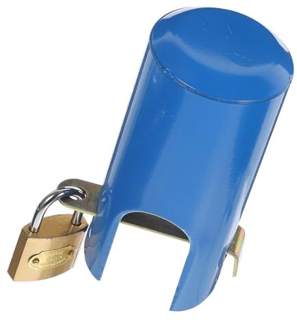 YARNOW Garden Hose Casing Lock Outdoor Faucet Lock Child-Proof Cover Iron Sturdy Quick Install Save Water Random Style