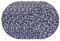 Wade WA967045BLU Eton Set of 4 Dinner Plates with Blue Strawberry Design, Crafted from Earthenware, UK Designed Heritage Dinnerware, Made in Stoke-on-Trent, 28cm, Blue
