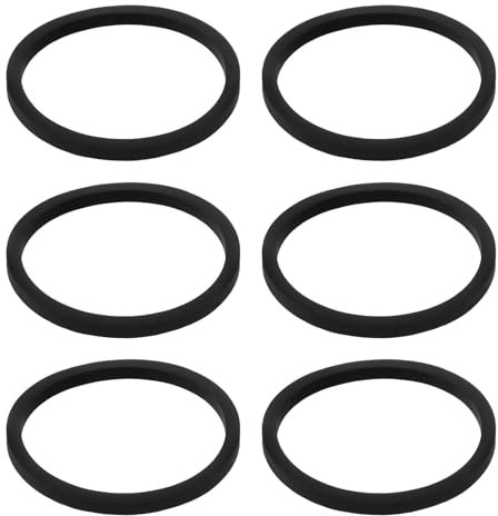 OTOTEC 6pcs Correa de Transmisión para Consola de Juegos 2,4x2,1x0,15cm Compatible con Sega CD Modelo 1 Compatible con Mega CD System Consola
