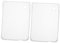 Operitacx Lot De 2 Coques Transparentes en Silicone pour Liseuse Kobo Clara 2e 6 Pouces