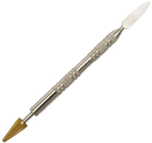 Leather Edge Dye Pen Two Heads Belt Edge Oil Paint Roller Applicator Painting Accessories Tool for Leather Craft Tool (Cone Head)