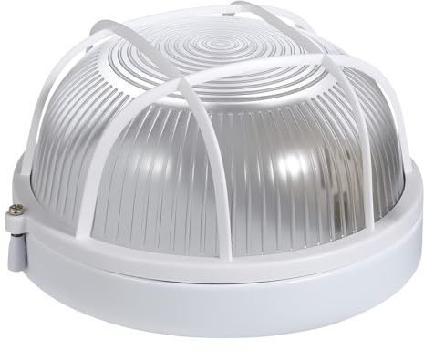 GARIOUANS Sauna LED Lampe mit Dickem Satiniertem Glas Hitzebeständige und Explosionsgeschützte Deckenleuchte Geeignet für Saunaräume und Dampfbäder Praktische Beleuchtung für
