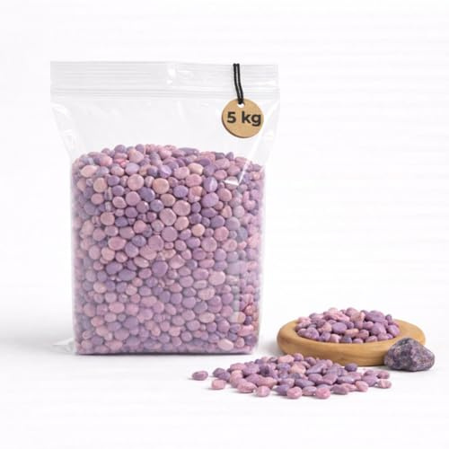 Deko-Granulat flieder Ø 5-8 mm staubfrei - 5 kg kleine Deko-Steine als farbige Streudeko