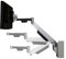 Allcam GSW130 Gas Spring Desk Mount LCD Monitor Stand w/vesa bracket & monitor arm: free up/down & left/right motion