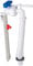 Oracstar PPS39 Bottom Entry Toilet Ball Valve, White & Blue