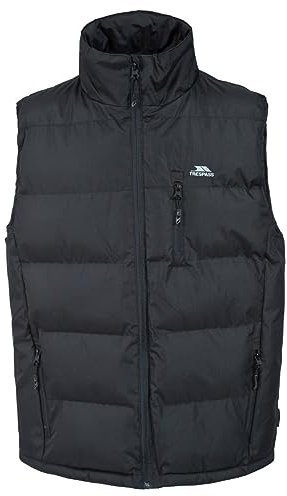 Trespass Men's Clasp Padded Gilet, Black, XXL UK