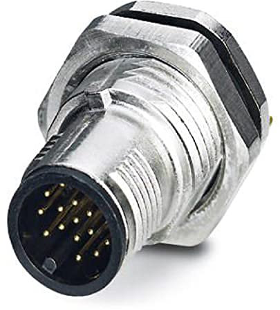 PHOENIX CONTACT SACC-DSI-M12MS-17CON-M16 Sensor/Aktor Einbausteckverbinder, 17 Polig Speedcon, A Kodiert, 16.500g, 20 Stück