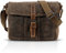 FANDARE Unisex Umhängetasche Segeltuch Schultertasche Damen Herren Lehrertasche Laptoptasche für 7.9 Zoll Notebook Kuriertasche Umschlagtasche Aktentasche Schule Freizeit Reise Business Messenger Bag