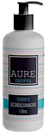 Aure Shampoo Balsamo per Cani - Shampoo per Animali Domestici - con Vitamine - Districa e Fornisce Morbidezza - Rafforza e Fornisce Brillantezza - Facile e Semplice da Applicare - 1 L