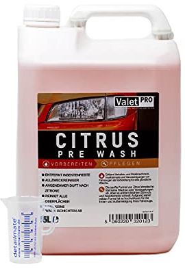 detailmate Vorwäsche Set: ValetPRO Citrus Pre Wash 5 Liter + Messbecher 50ml