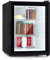 KLARSTEIN Mini Fridge for Bedrooms & Home, 42L Table Top Fridge with Glass Door, Adjustable Shelves, Quiet & Small for Office & Camping