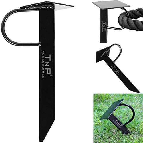TnP Distribution Battle Rope Outdoor Spike Ground Stake Holder Anchor Boot Camp Bracket Loop